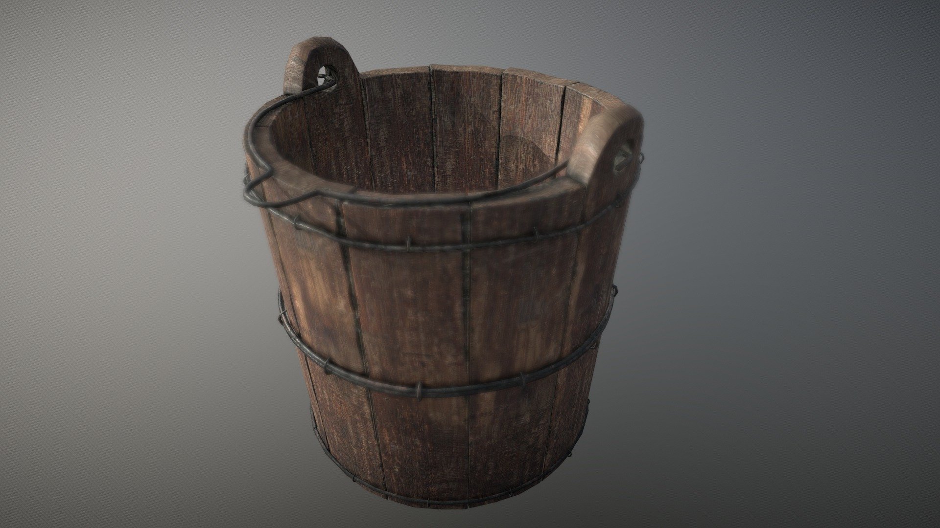 WoodenBucketA