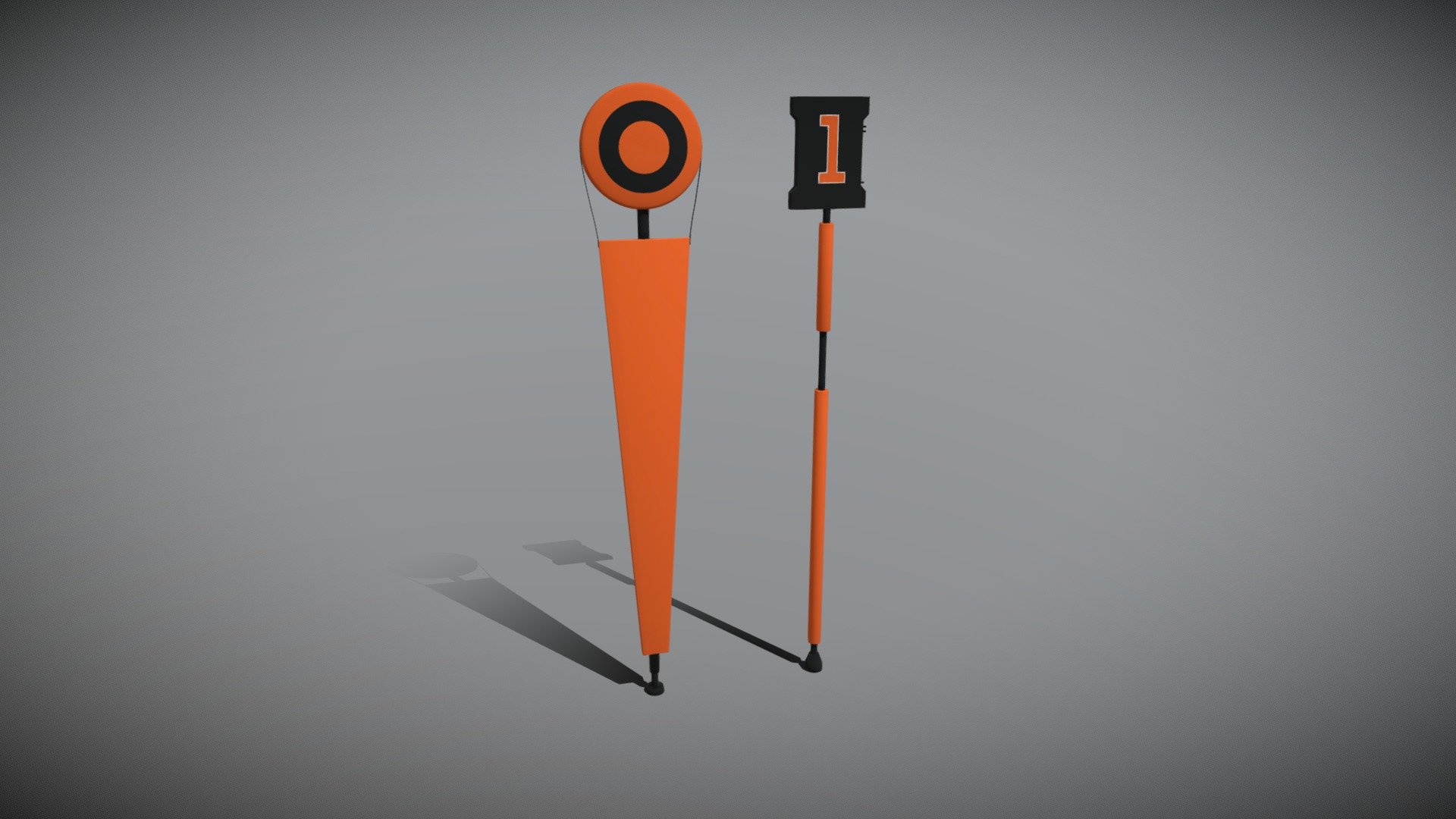 Football (American) Chain Set — Sketchfab embed 3D viewer