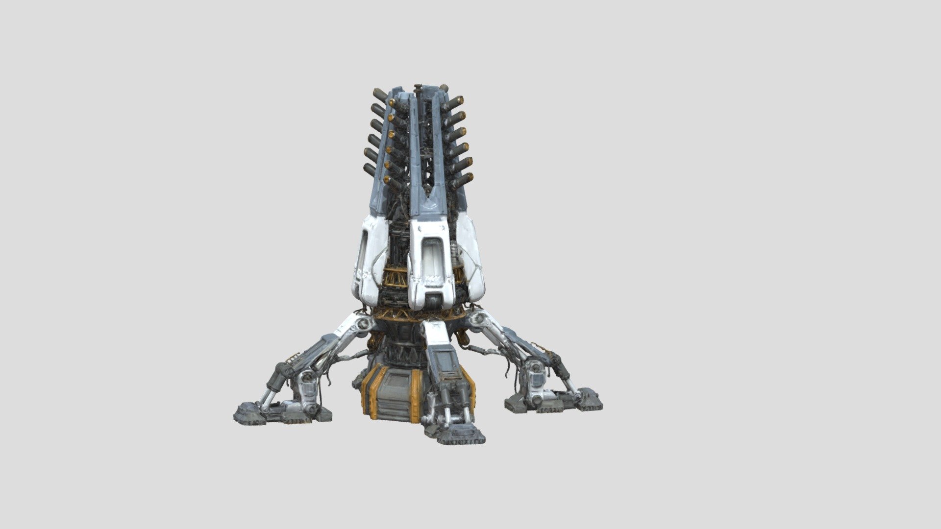 Robotic Sentinel Tower - 3D model by Team Fox studio (@TeamFoxStudio ...