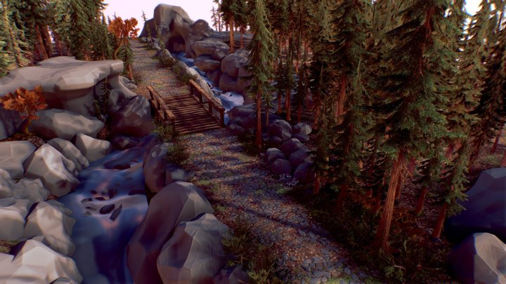 Forest location (Cugo) 3D Model
