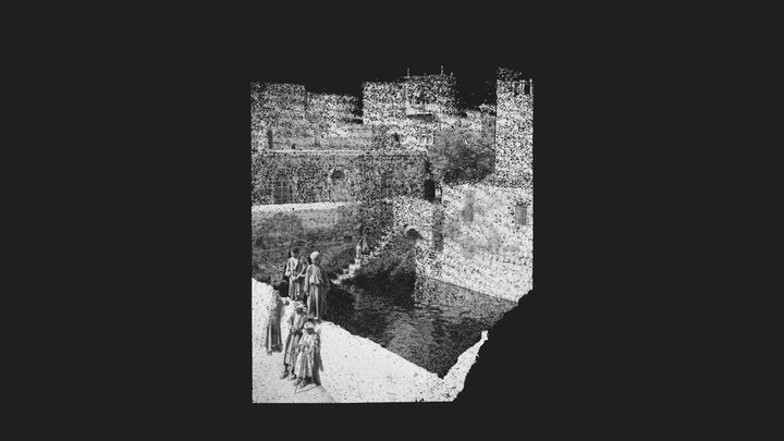 Children next to a Pool, Hebron 3D Model