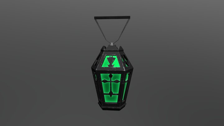 Gothic/medieval lantern 3D Model