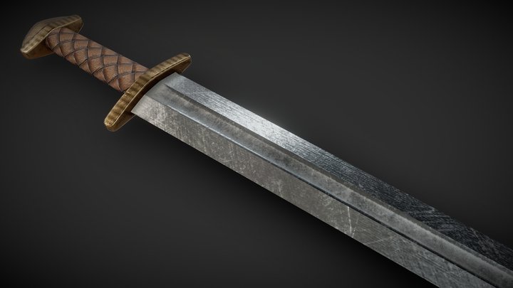 Viking Sword 1 3D Model