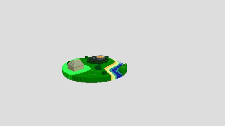 COLOURING IN BLENDER FOR DIORAMA 3D Model