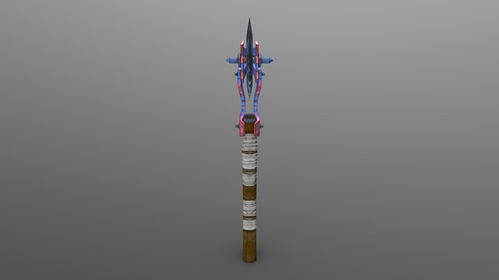 Krieg's Buzz Axe 3D Model