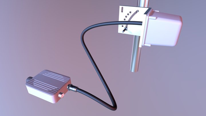 Antenna and Amplifier 3D Model