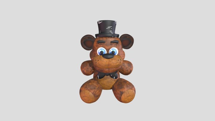 Plush Freddy 3D Model