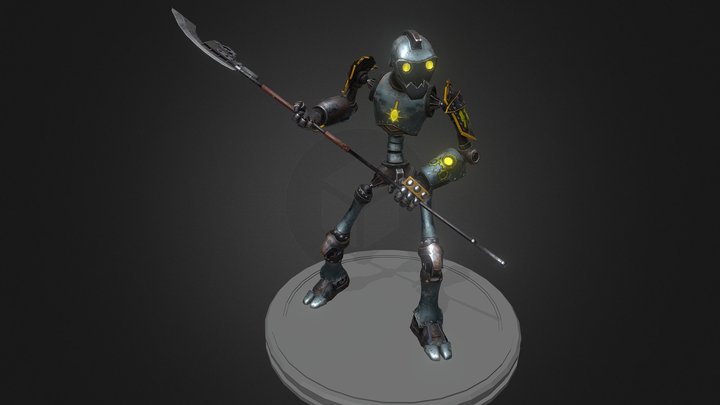 Old robot 3D Model