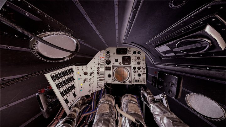 Mercury Redstone Cockpit 3D Model