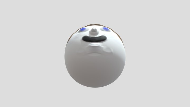 cringe head 3D Model