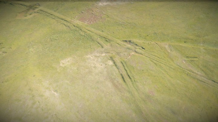 Grassland and track – Modello 3D gratuito STL