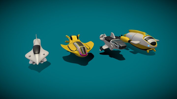 Mini_Submarines 3D Model