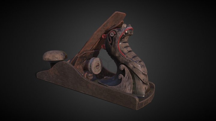 Handplane Viking style 3D Model