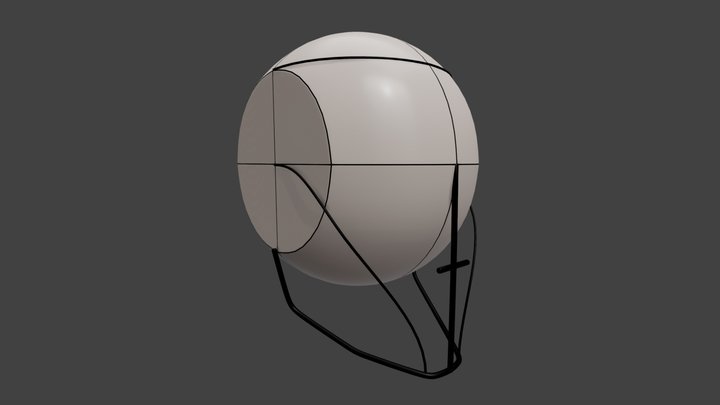 Loomis Head 3D Model