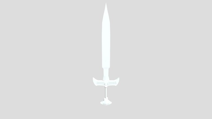Fantasy Sword [Low Poly] 3D Model