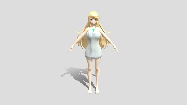 XC2 - Mythra (温泉 - Hot Spring Ver.) 3D Model