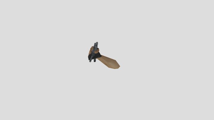 cs1_6 hands with m4a1 3D Model
