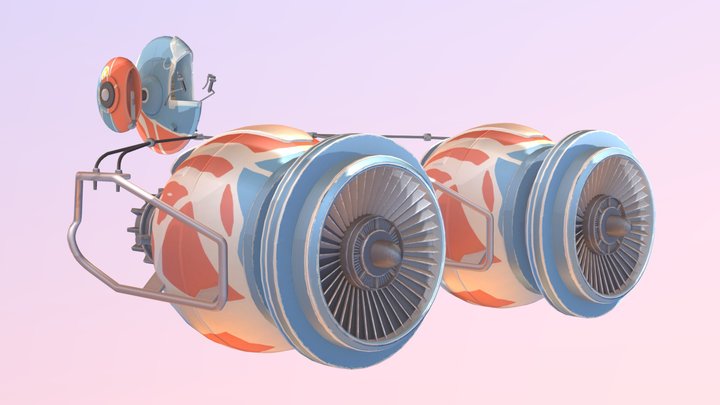 Elan Mak podracer 3D Model