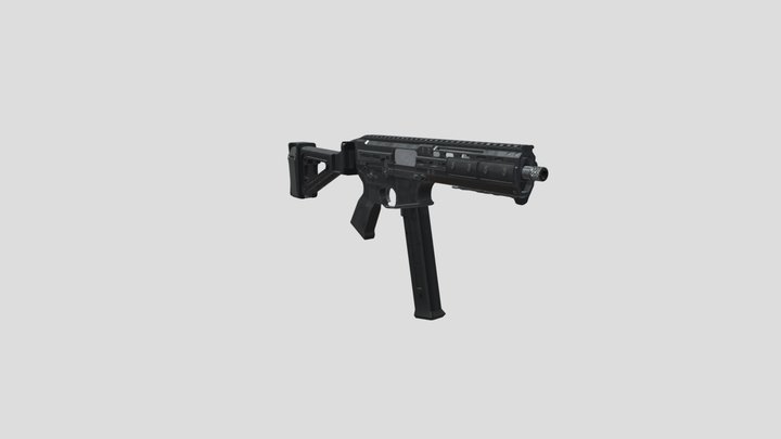 SMG45 Textures 3D Model