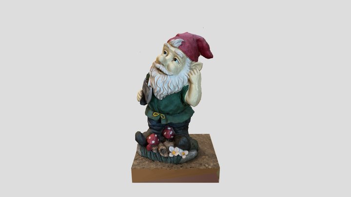 Garden Gnome 3D Model