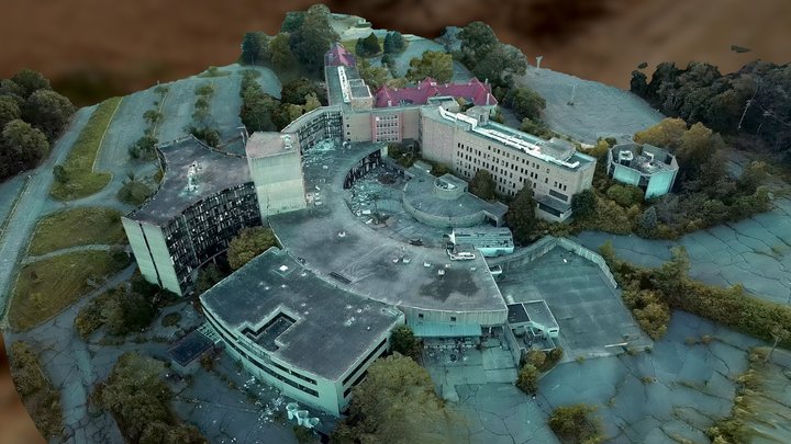 Abandoned Reid Hospital  -RAWscan – Gratis 3D-model STL