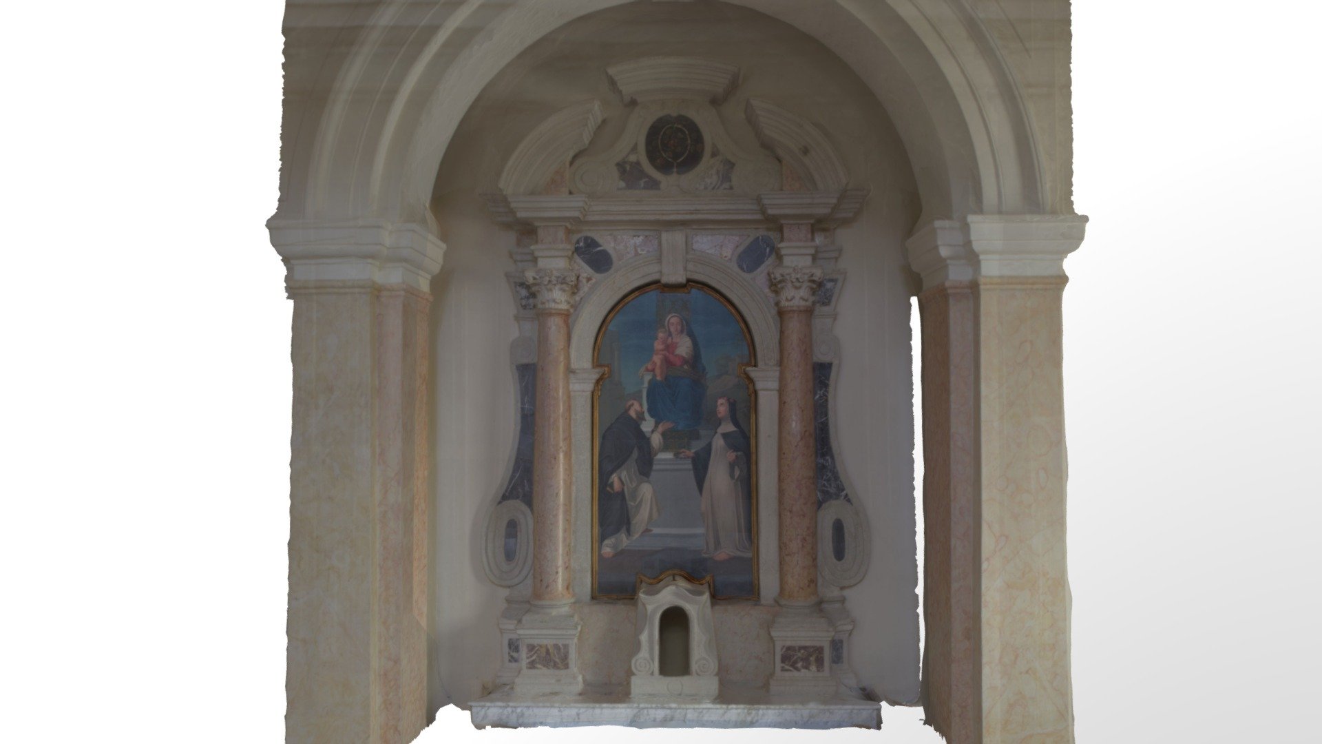 Madonna del rosario — Sketchfab embed 3D viewer