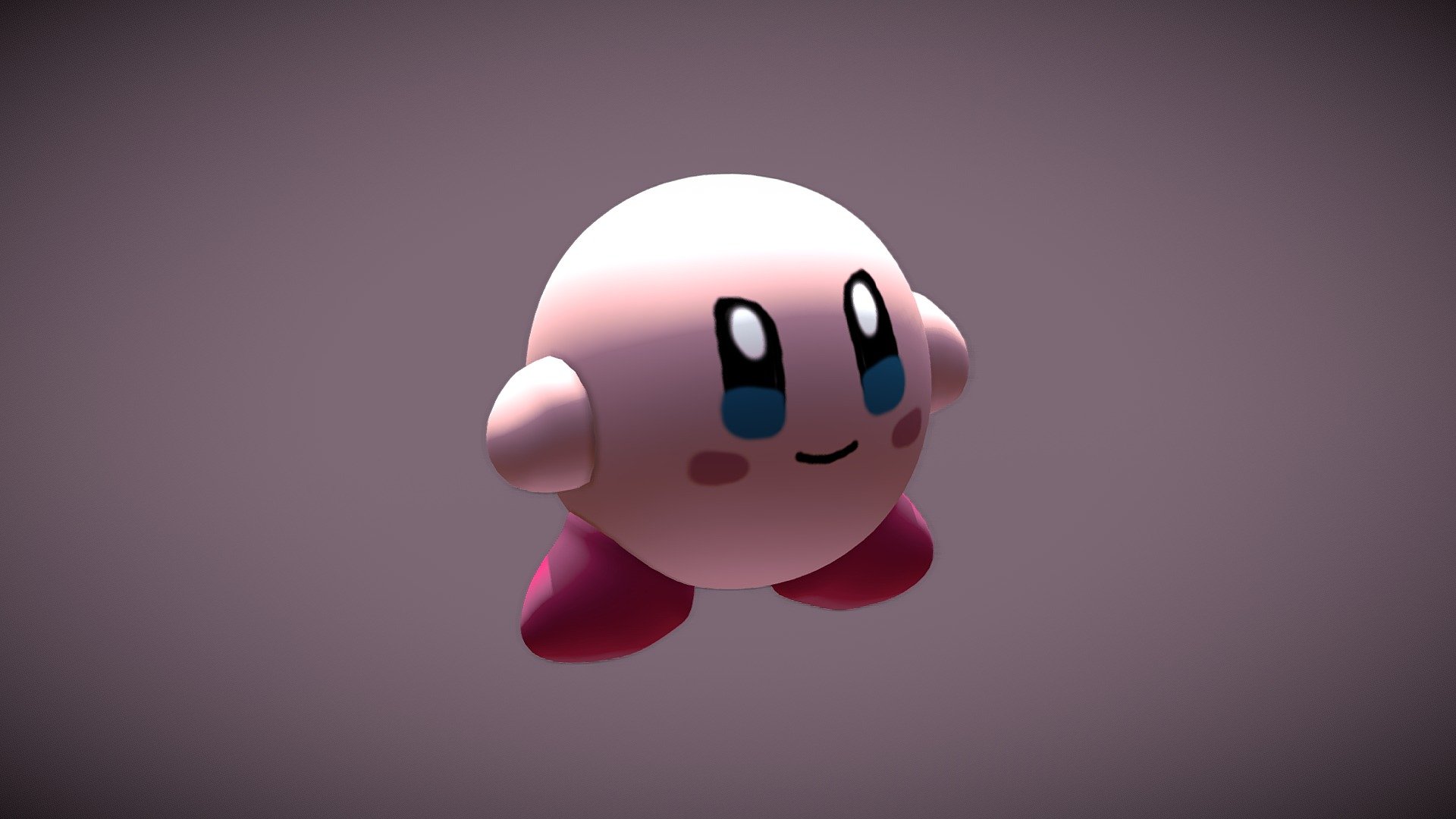 Kirby 3d Model Fan Made Download Free 3d Model By Shadow Bear