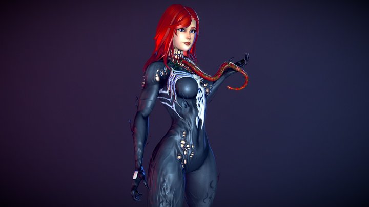 Mary Venom 3D Model