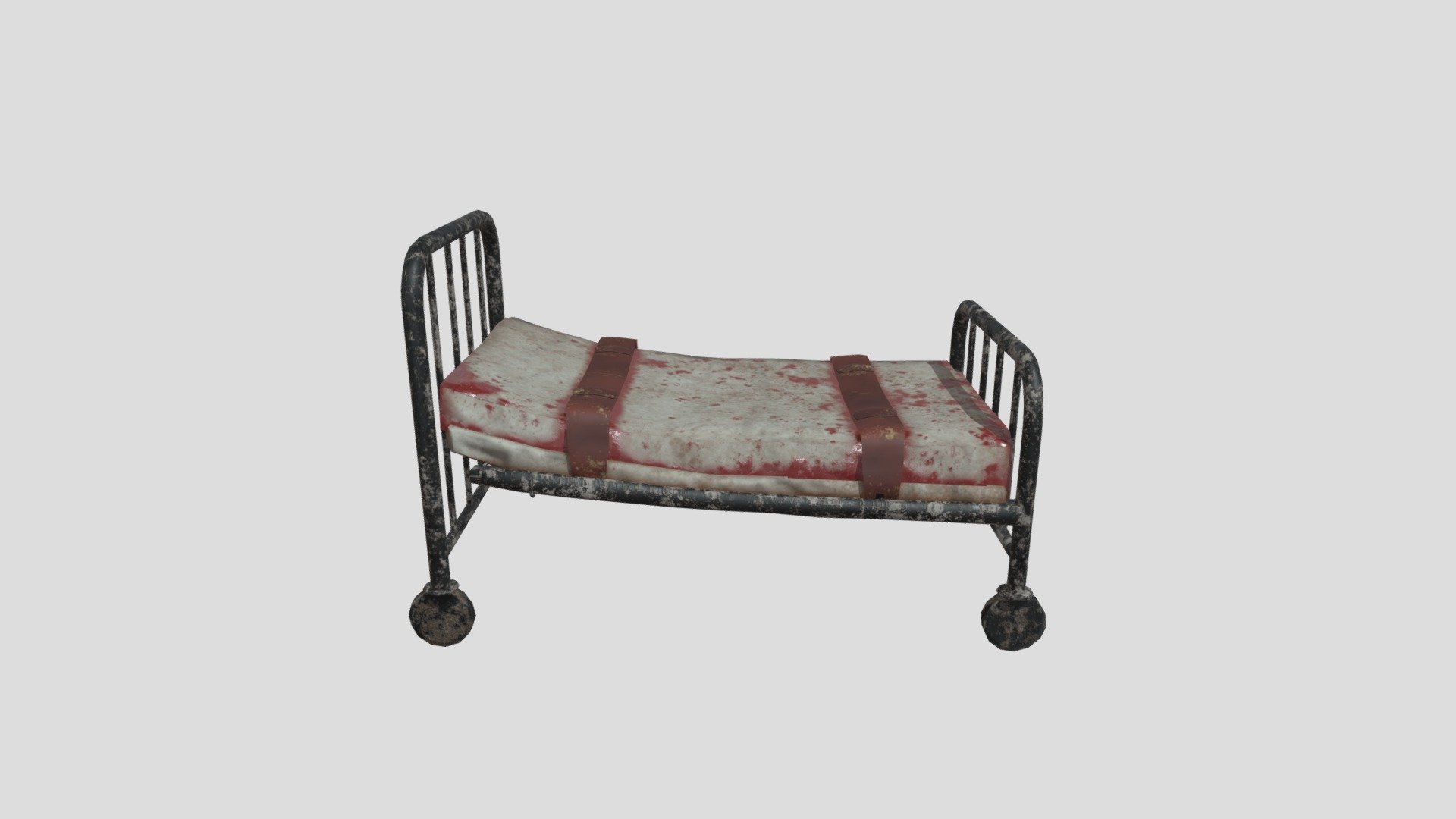 Rusty Hospital Bed - 3D model by Marty Designs (@marty.desings ...