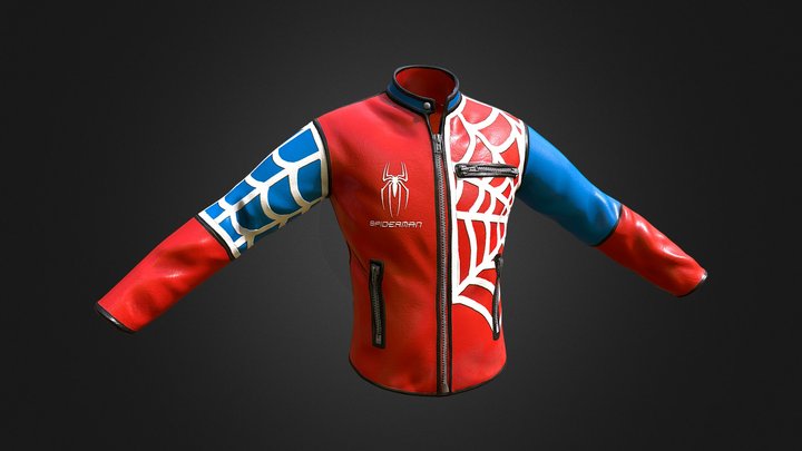 Spider-Man Jacket 3D Model