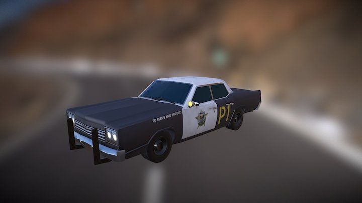 1974 Dodge Monaco (The Blues Mobile) 3D Model