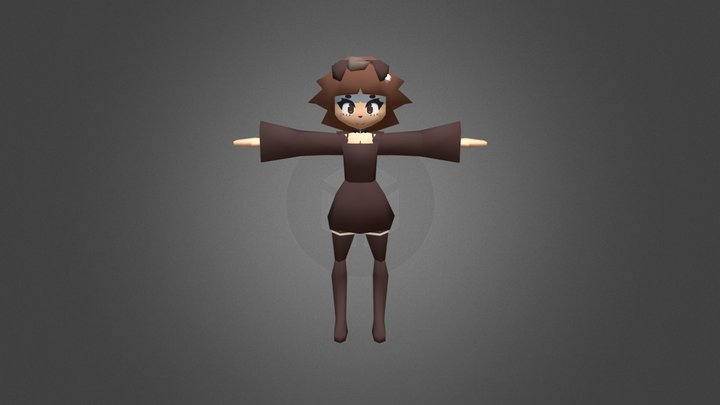Mimi Lowpoly Model 3D Model
