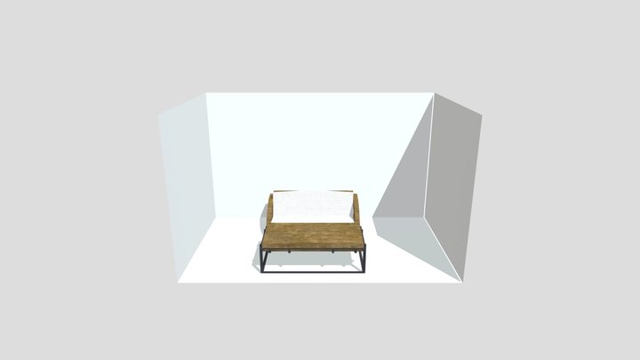 FREE Couch and table 3D Model