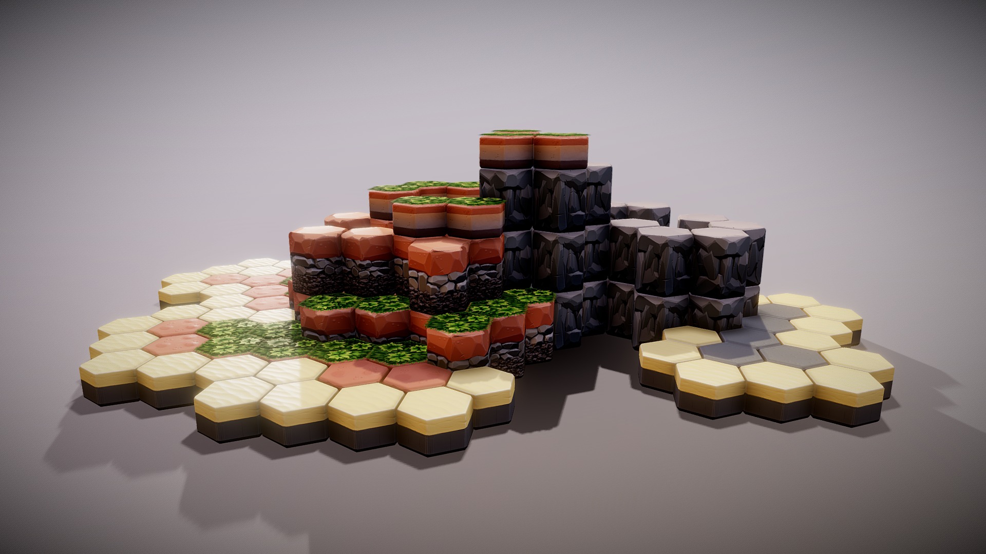 Hex Blocks of Ground