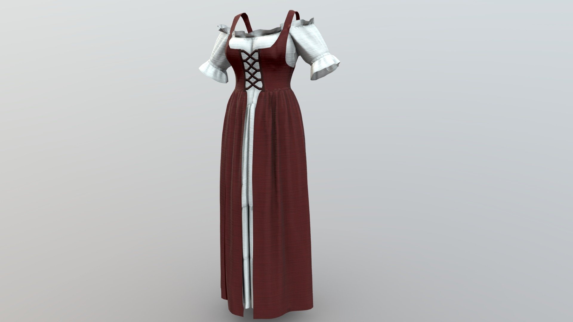 Medieval Dress — Sketchfab embed 3D viewer
