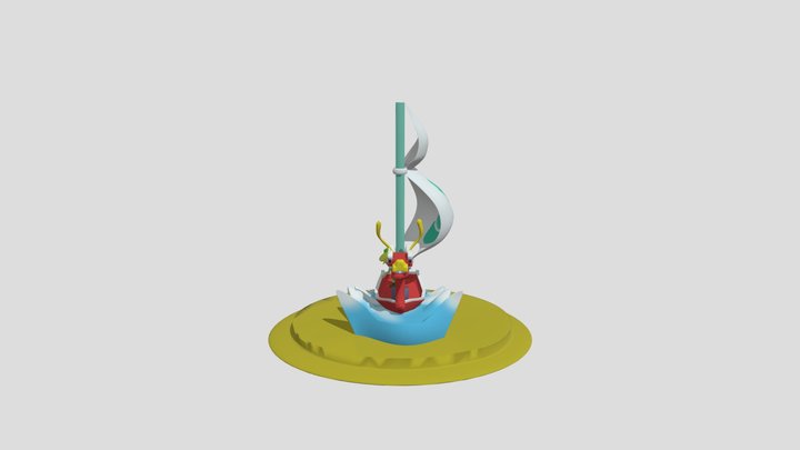 Toon Link 3D Model
