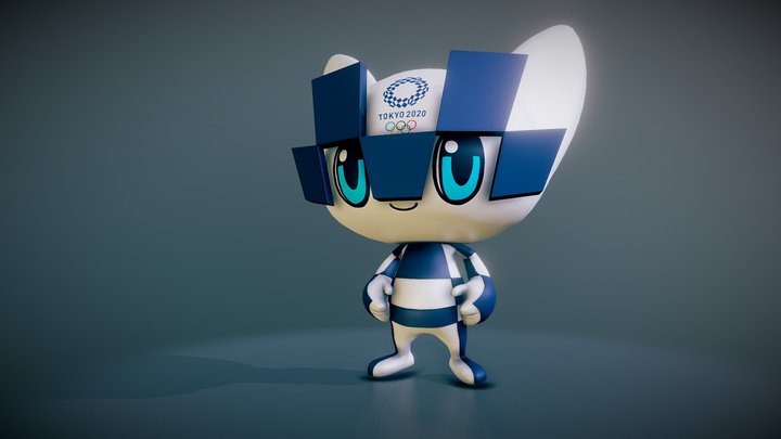 Olympic Tokyo 2020 - Mascots Miraitowa 3D Model