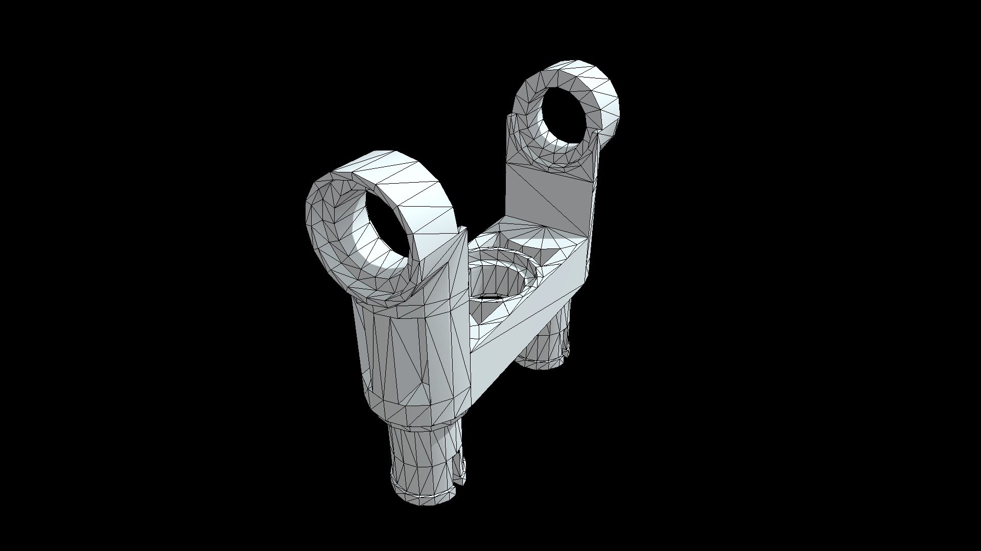 Pin Connector Toggle Joint Smooth Double w 3D model by 2XstreamRobotics [d0bc955] Sketchfab