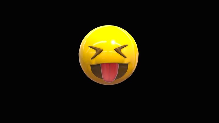 Emoji_Tongue 3D Model