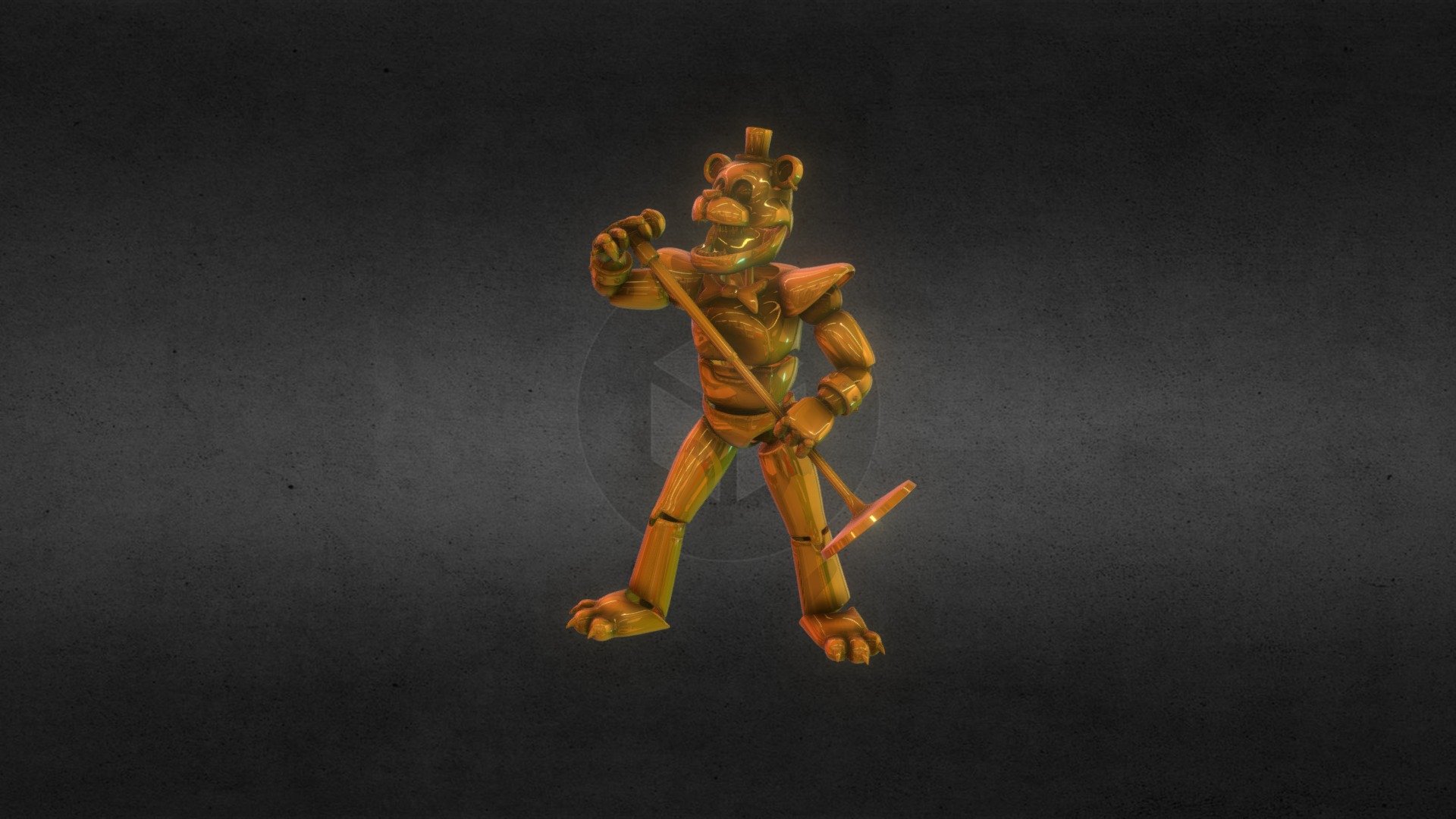 Rockstar Freddy - Download Free 3D model by MrSpringMen