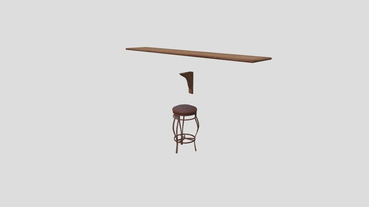 Shelf Clutter 4 3D Model