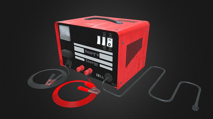 Battery Charger 3D Model