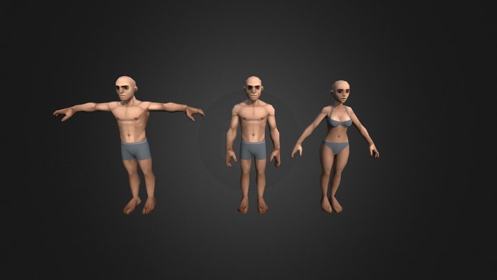 Characters 3D Model