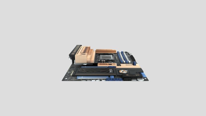 X870 Crosshair 2006 ( first time doing blender ) – Modello 3D gratuito STL