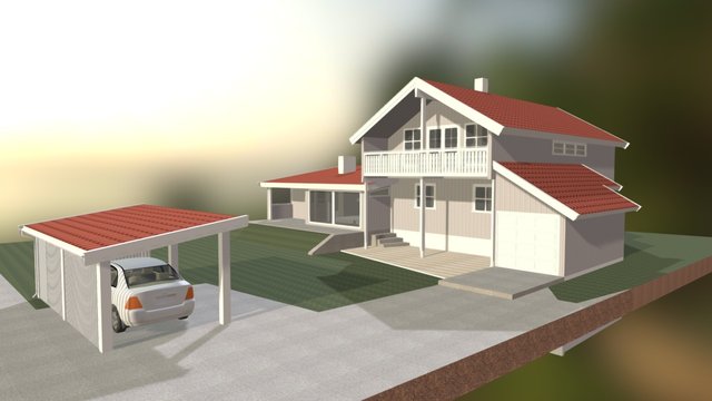 019 Nordseter Terrasse #1 3D Model