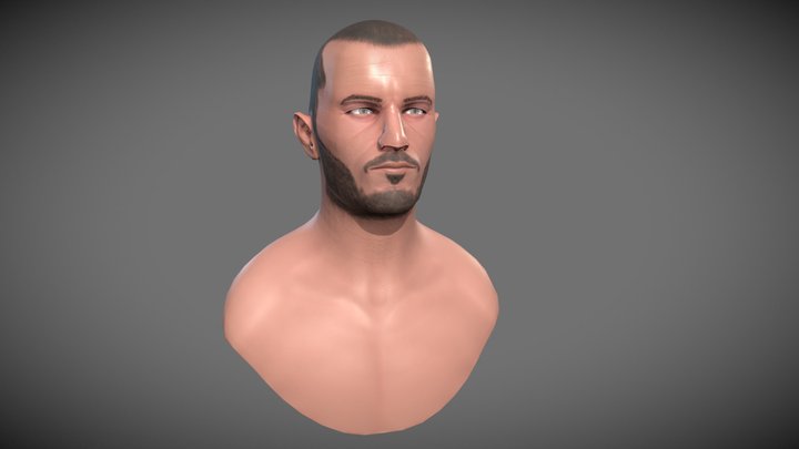 Randy Bust Sculpt 3D Model
