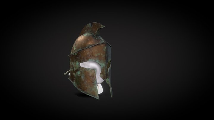 Ancient Helmet 3D Model