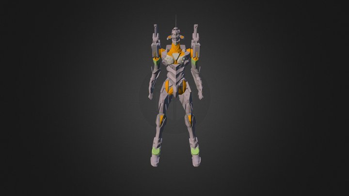 Evangelion Unit 01: Anima Ver. 3D Model
