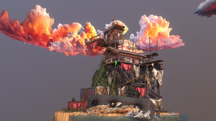 DAE Diorama - Rustborn 3D Model