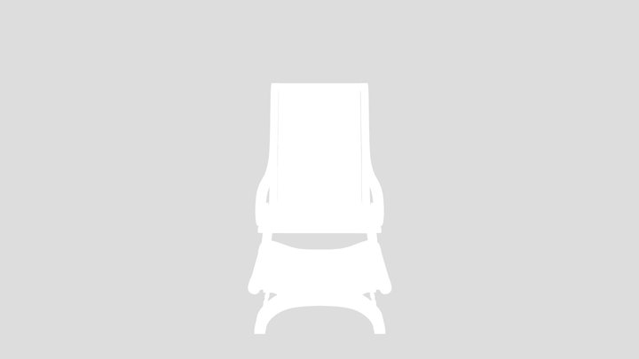 Old Colonial Chair And Otoman Seat – Gratis 3D-model STL